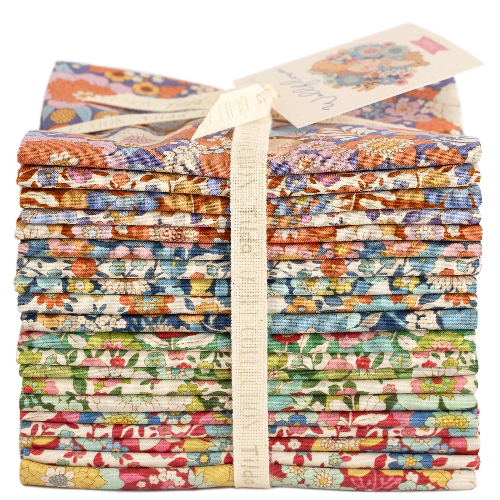Tilda Wallflower Half Yard Bundle 20 count 18” x 44”