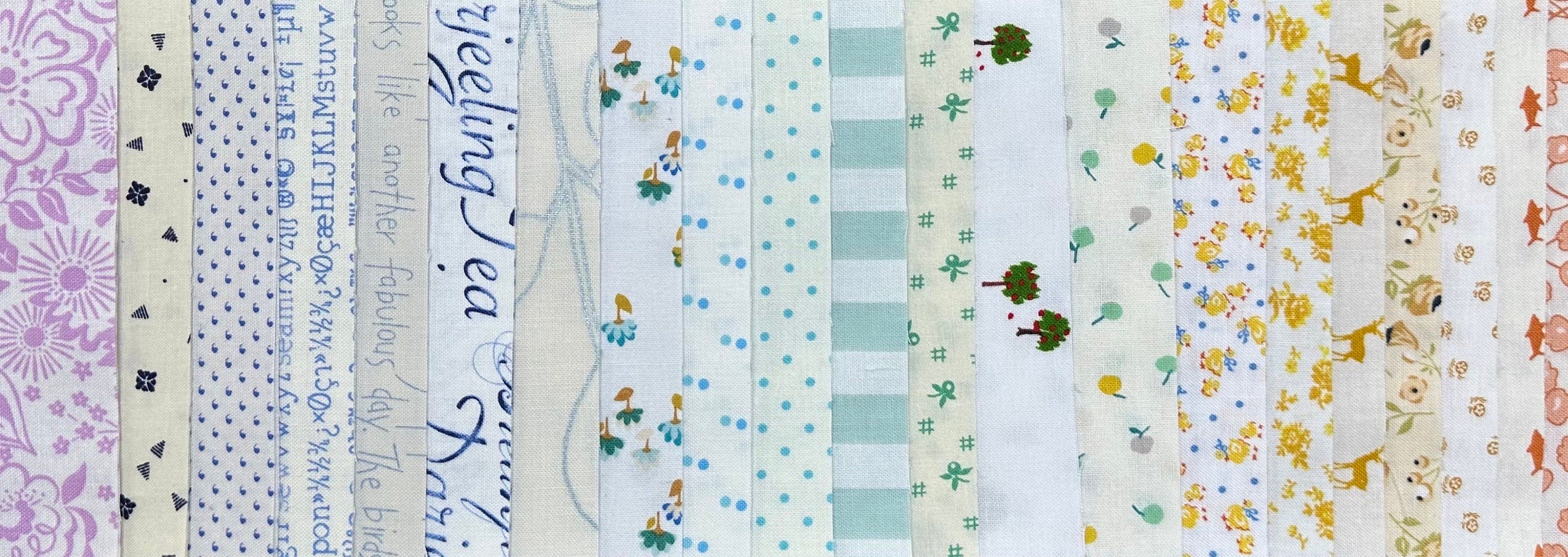 5" Charm Squares Low Volume Background Light Ditsy Dainty Repro Retro 50 Fabrics 2 of each