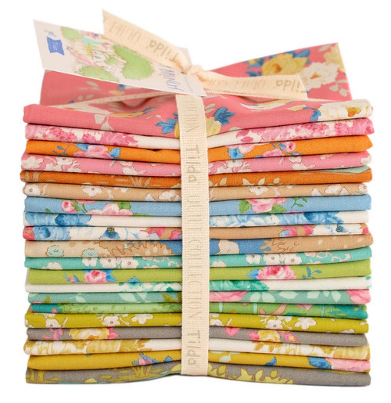 Tilda Sunday Brunch 1 Yard Bundle 20 count 36” x 44”