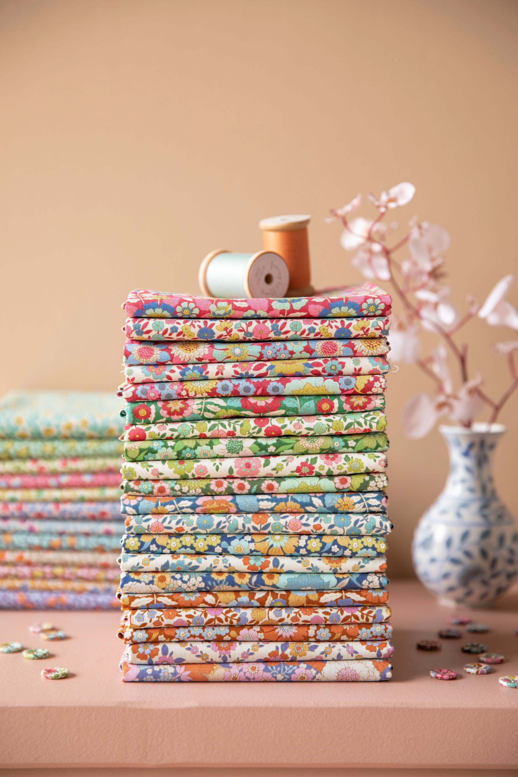 Tilda Wallflower Half Yard Bundle 20 count 18” x 44”